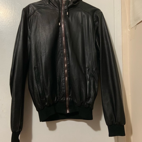 Gucci Leather Hooded Jacket - Picture 8 of 10